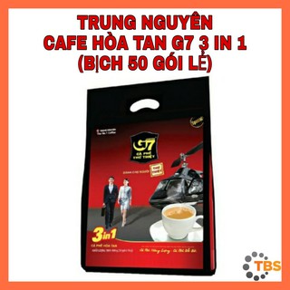 [TRUNG NGUYÊN-CAFE SỮA G7, BỊCH 50 GÓI] Cafe, Cà phê sữa hòa tan G7 3in1