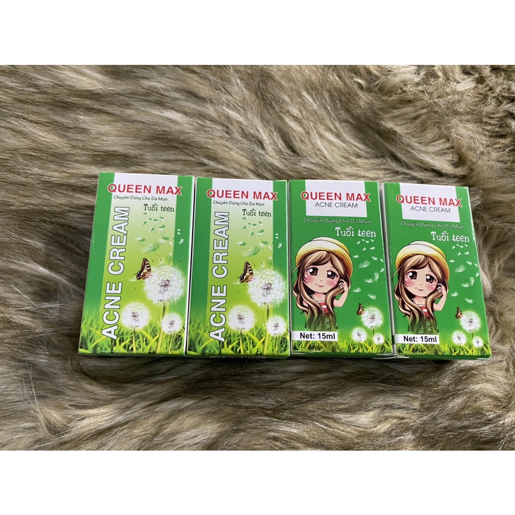 Kem ngừa mụn clincher queen max 15g