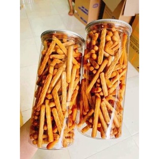 Bánh đũa lon pet 250g - mặn mặn ngọt ngọt