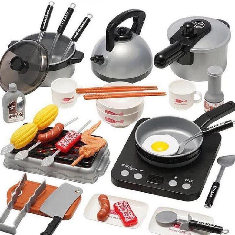 Đồ chơi nấu ăn kitchen play set 36 món