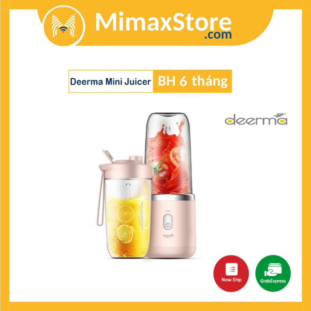 [Hỏa Tốc - HCM] Máy Xay Sinh Tố Thông Minh Deerma Mini Juicer Blender | Bảo Hành 6TH | Mimax Store