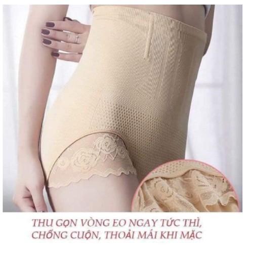 Quần Gen Bụng Chống Cuộn Có Ren | BigBuy360 - bigbuy360.vn