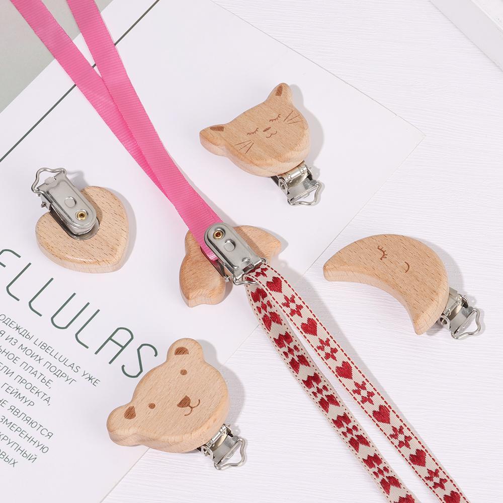 SUSANS Giá Đỡ Núm Vú Giả Hình Trái Tim Động Vật Cấp Thực Phẩm Cho Bé Mọc Răng