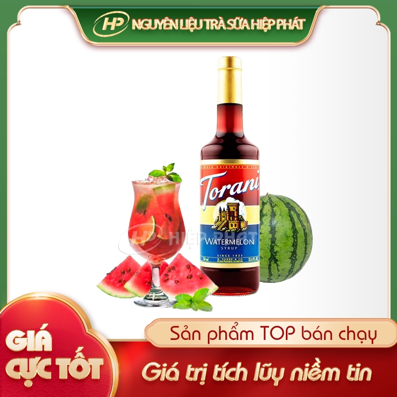 Syrup dưa hấu TORANI - 750ml [QUÁN HAY DÙNG] - SP000223 - Nguyên liệu pha chế trà sữa HIỆP PHÁT