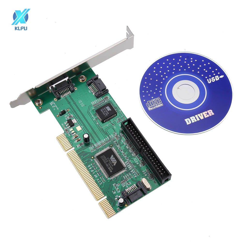 Bộ chuyển đổi PCI sang 3 đầu chia SATA + IDE VIA6421 HDD AC388 chất lượng cao