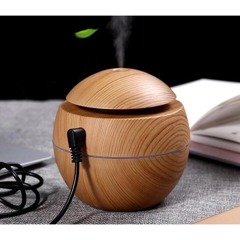 Máy Xông Tinh Dầu Vân Gỗ..ĐTCA