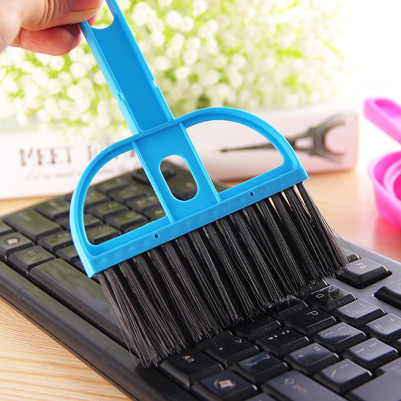 Dụng cụ vệ sinh nhà cửa thông minh 2 trong 1 MẪU MỚI, chổi quét dọn mini kèm đồ hốt rác giúp dọn sạch bụi bẩn