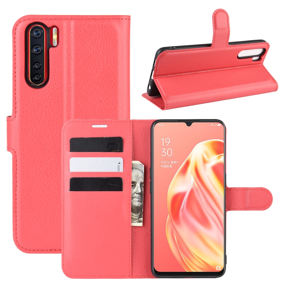 Bao da nắp lật có ngăn đựng thẻ sang trọng cho OPPO A91 A31 F15 A8 | BigBuy360 - bigbuy360.vn