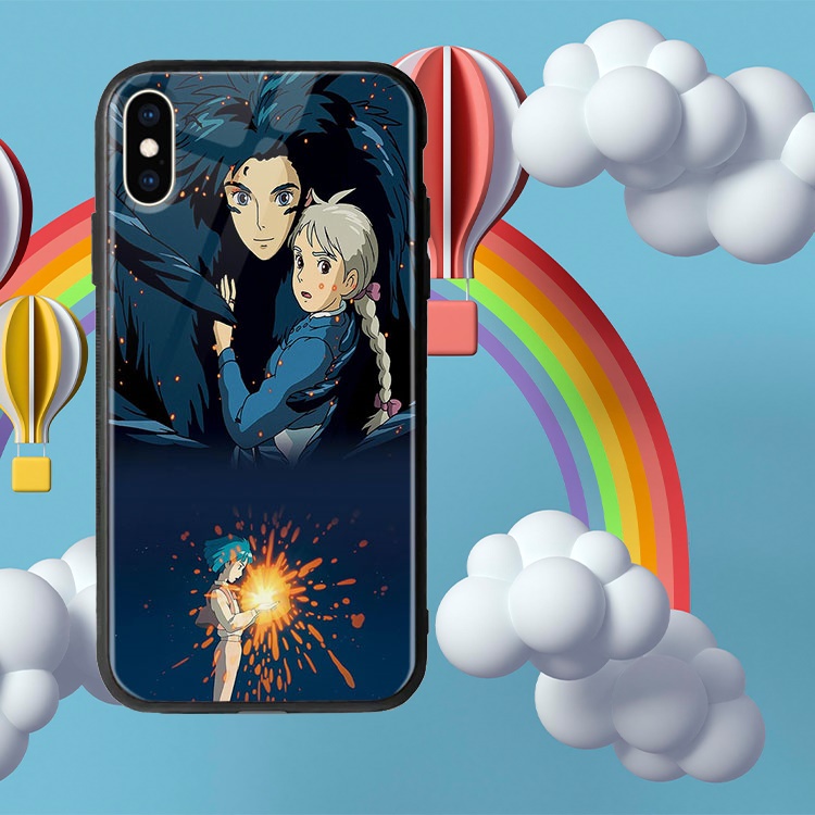 Ốp Iphone 11 Pro Max Hình Màu sắc - Howl phù thủy Nhìn Là Mê SATIVE Cho Iphone 12/11 ProMax/Xs/Max/Xr/X/6/6S/7/8Plus
