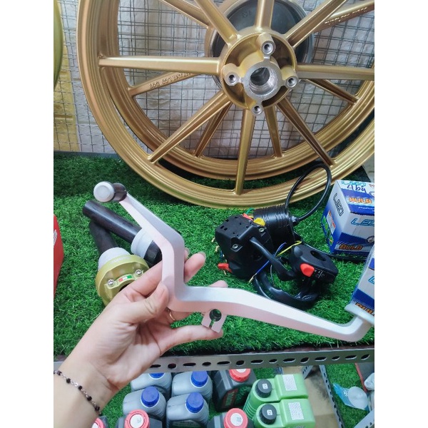 Cần số nhôm kteck 2 chiều gắn các dòng xe Sirius, Wave, Dream, Cup,Exciter, ....