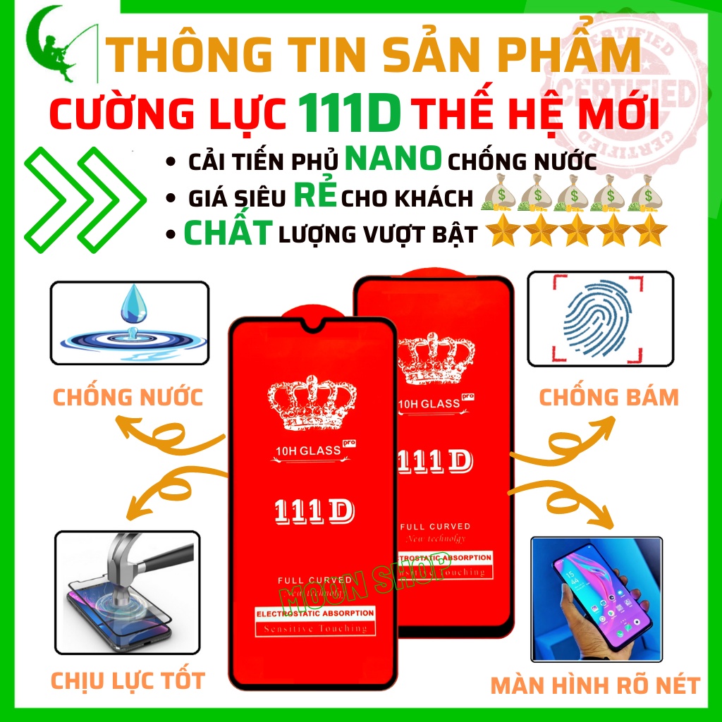 Kính Cường Lực Redmi/Note 7/8/9/9A/9C/9T/9S/10/10s/105g/9/9 Pro/10 Pro/Max/K20/K30/K40/5G/PRO - Miếng dán màn hình 111D