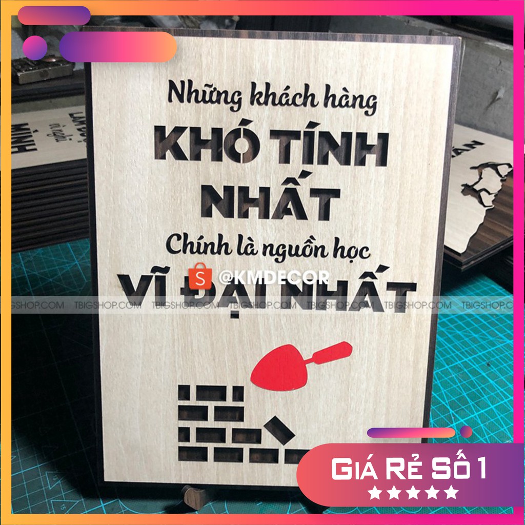 [Tranh danh ngôn đẹp nhất] Tranh tạo động lực treo văn phòng - những khách hàng khó tính nhất chính là nguồn học vĩ đại 