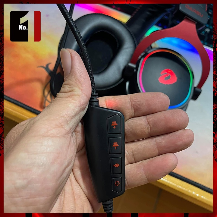 Tai Nghe Headphone Gaming DAREU EH745 7.1 Led Rgb Tai Nghe Chụp Tai Có Mic Chơi Game Máy Tính Laptop
