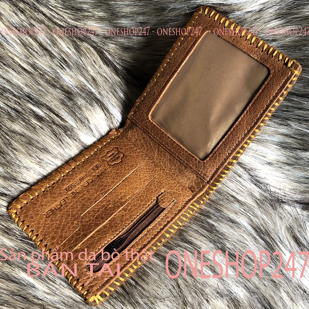 Bóp nam, ví nam, ví da bò thật 100%, chuẩn đẹp xịn xò A172V