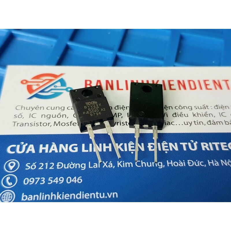 [ Combo 4 chiếc ] BYV29X-600P BYV29X600 To-220 Diode chỉnh lưu