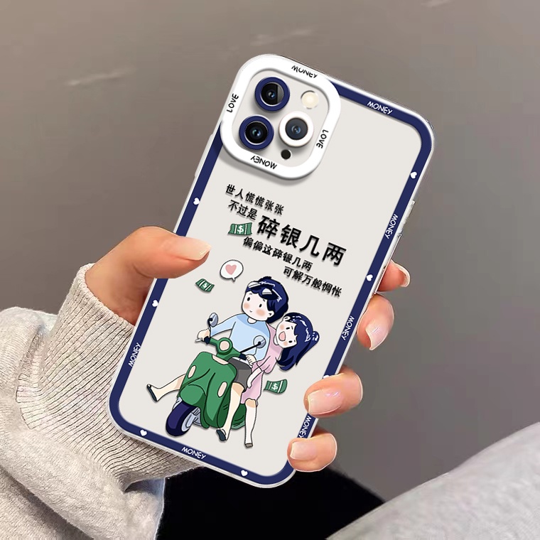 Ốp Điện Thoại Silicon TPU Mềm Trong Suốt In Họa Tiết Dễ Thương Chống Sốc Cho IPhone 14 13 12 Pro Max 11 XS XR X 8 7 6S Plus