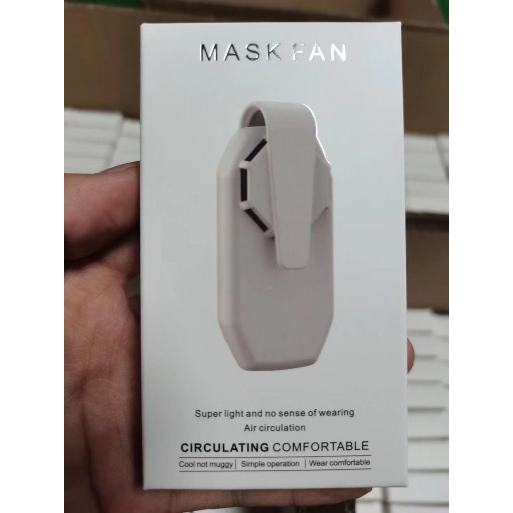 Quạt Usb Mini Có Kẹp Đeo Khẩu Trang Bảo Vệ Sức Khỏe Có Thể Tái Sử Dụng