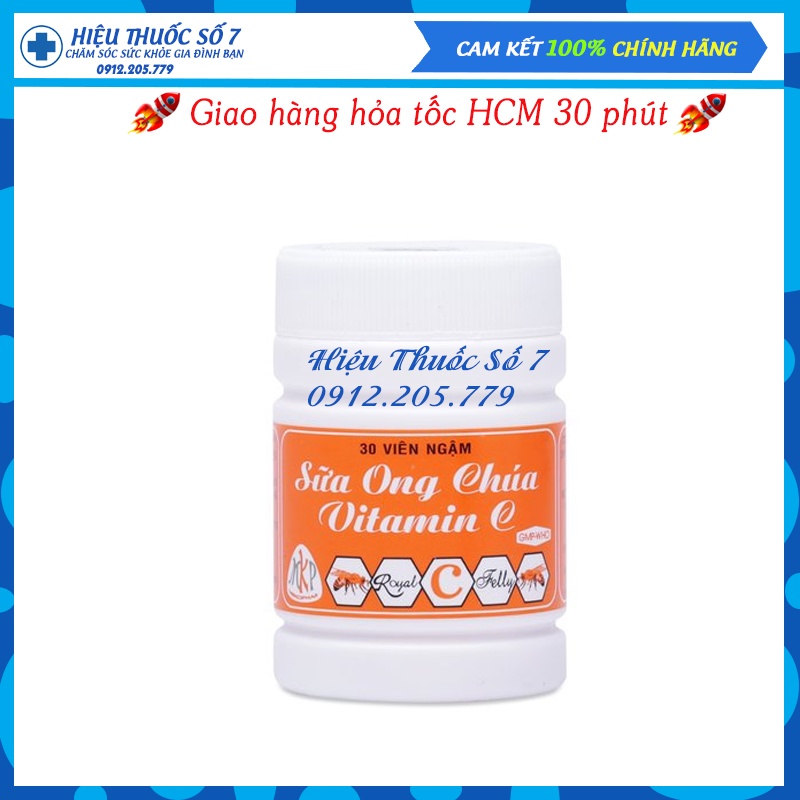 Sữa ong chúa Vitamin C, Kẹo ngâm giúp tăng sức đề kháng cho trẻ em và người lón