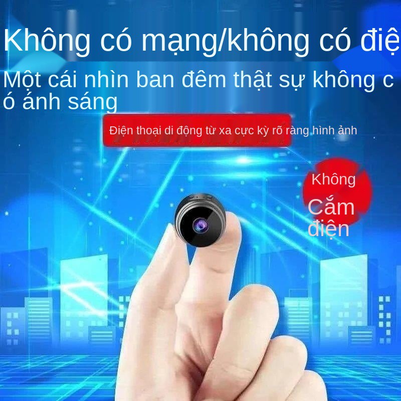 Camera không dây nhỏ Ngay cả điện thoại di động màn hình nhìn ban đêm siêu rõ nét mà cần internet thông minh mạn