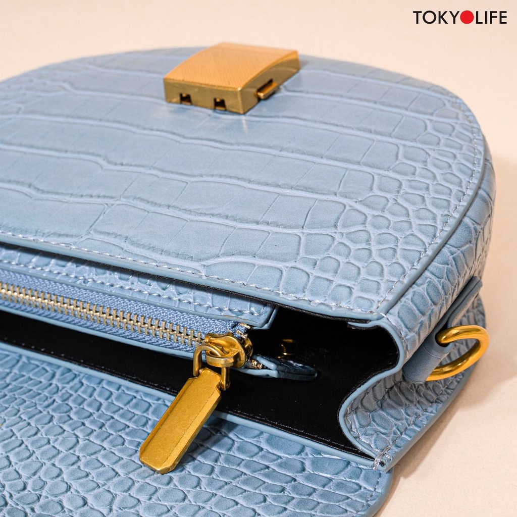 Túi xách nữ đẹp đeo chéo nữ thời trang công sở cao cấp da PU TOKYOLIFE E9BAG300I