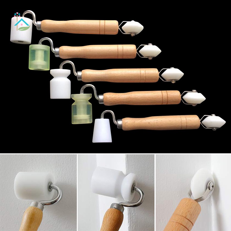 Cây lăn giấy dán tường hai đầu DIY trang trí nhà cửa