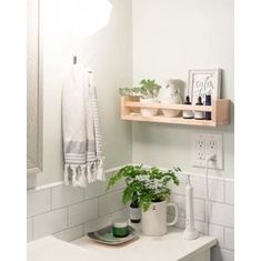 Kệ Đựng SÁCH Ikea Chữ U TREO GỖ Thông Dài 50cm AN TOÀN CHO TRẺ HPKTT 02 HP Decor