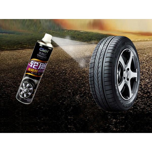Chai xịt bọt bảo dưỡng lốp xe Botny B-1107 dung tích 650ml có bàn chải