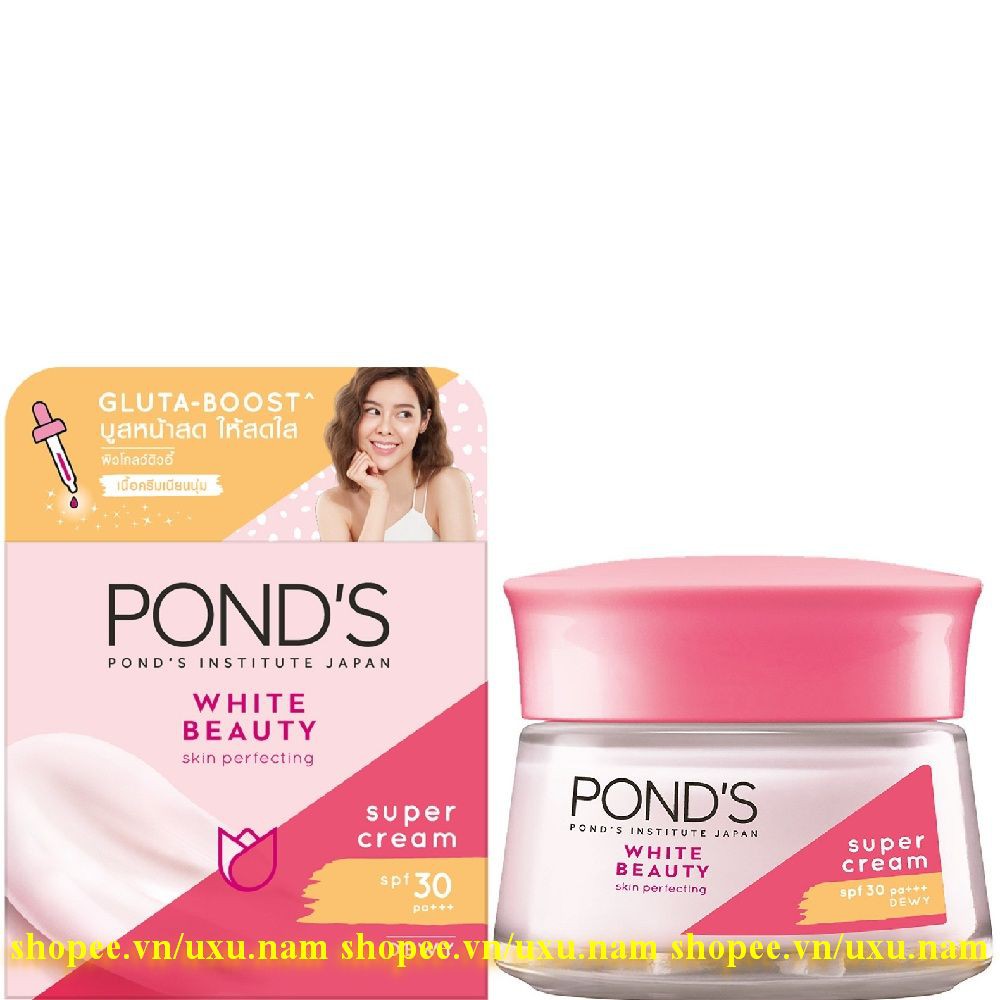 Kem Dưỡng Da 50g Ban Ngày Trắng Hồng Rạng Rỡ Ponds White Beauty Chính Hãng.