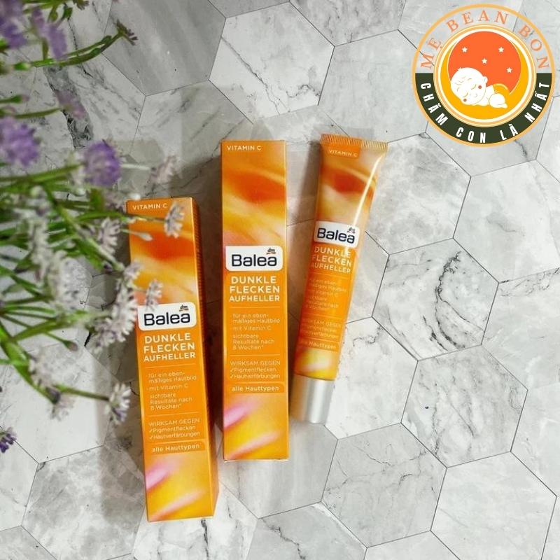 Kem bôi nám Balea dunkle flecken aufheller 50ml của Đức làm mờ vết thâm nám, tàn nhang cho làn da đều màu - mẹ bean bon