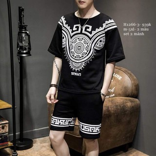 Bộ Quần Áo Thun Nam IN CAO CẤP VALENTINO
