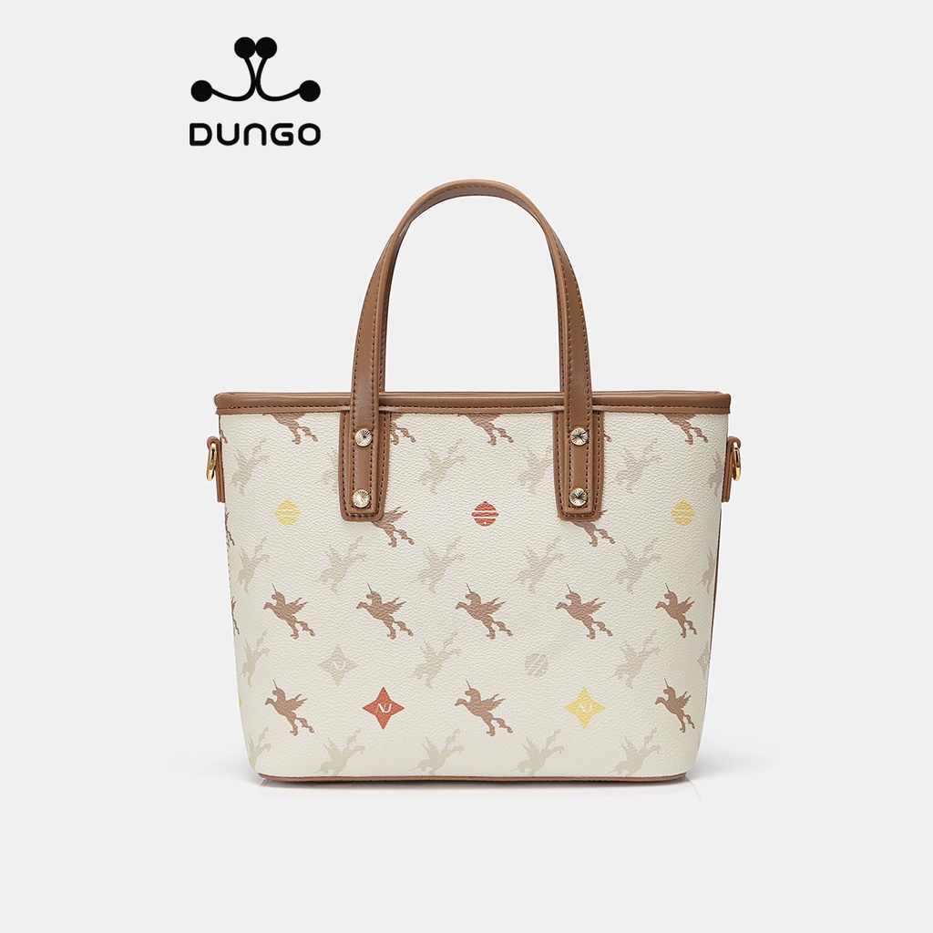 Túi Xách NUCELLE Monogram Charm Gấu Nâu/ Xanh NU1172051