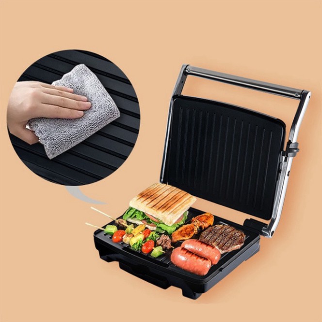 Máy kẹp nướng bánh mì Sandwich, nướng bánh mỳ Pate chính hãng Sokany CÔNG SUẤT 2000W