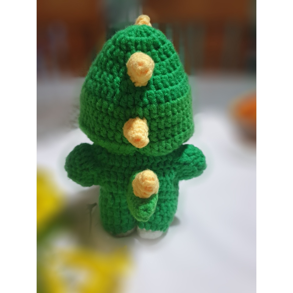 Outfit doll 10 cm - Khủng long xanh