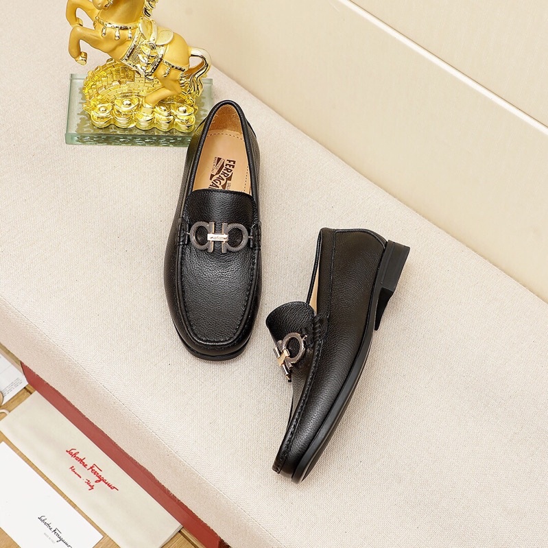 Giày tây lười cho nam thương hiệu Salvatore Ferragamo da thật cao cấp có 2 mẫu