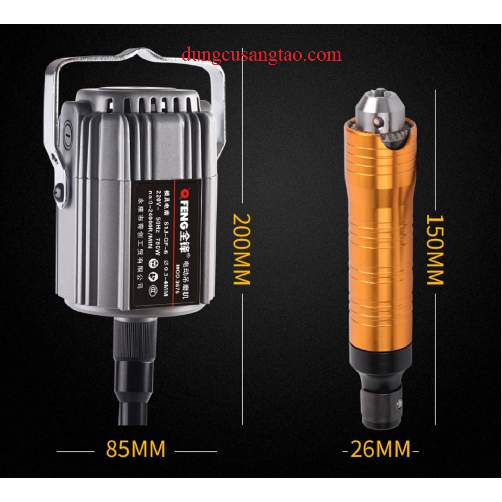 Máy mài khuôn, khoan, cắt đánh bóng dạng treo công suất lớn 780W