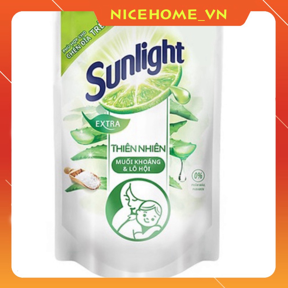 Nước Rửa Chén Sunlight Thiên Nhiên Dạng Túi 531ml