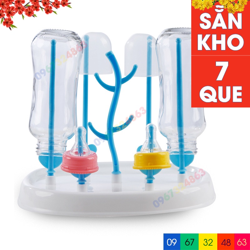 Khay úp bình sữa 7 thanh cực tiện dụng an toàn vệ sinh cho bé