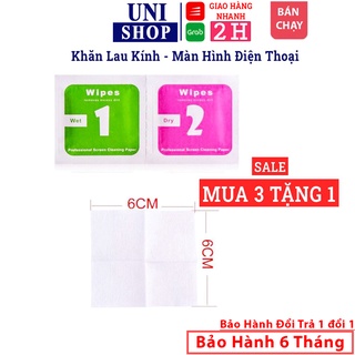Khăn giấy lau màn hình điện thoại - Vệ Sinh Màn Hình Điện Thoại, Cường Lực, Kính, Skin loại nhỏ