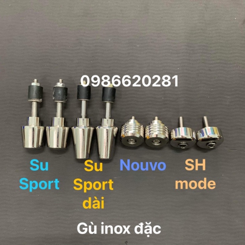 Gù gắn ghi đông inox đặc Su Sport, NouvoLX, SHmode