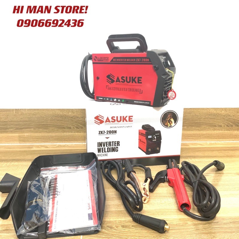 Máy hàn điện tử mini Sasuke ZX7 200N | Máy hàn gia đình, thợ quảng cáo