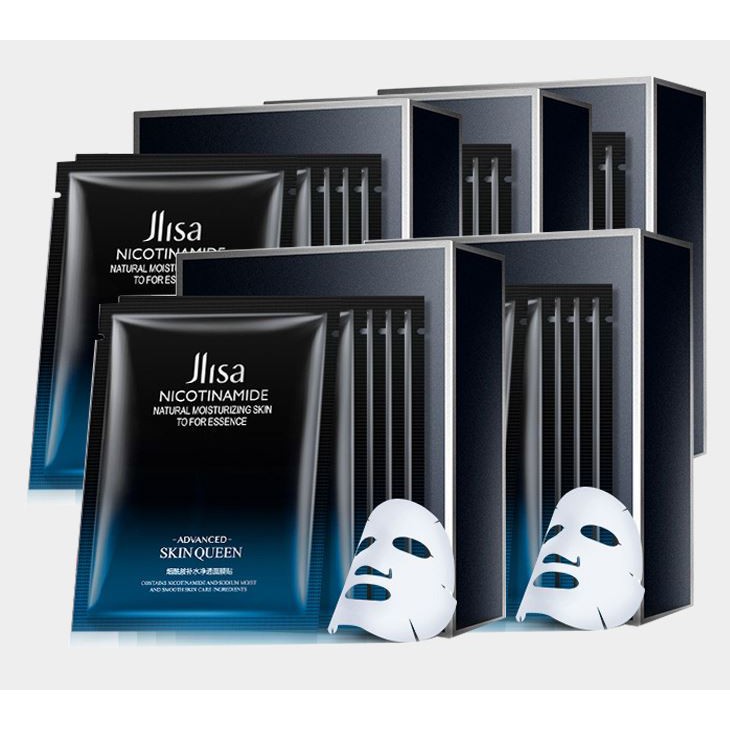 Mặt Nạ Jlisa Nicotinamide dưỡng trắng thu nhỏ lỗ chân lông cấp ẩm thân thiện với da