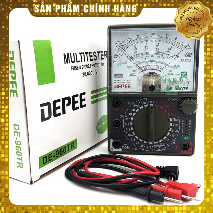 Đồng Hồ Đo Vạn Năng Kim Depee DE-960TR