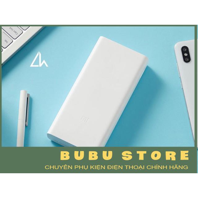 [Chính Hãng] Sạc Dự Phòng Xiaomi 20000mAh Gen 3 2019 2 cổng usb 1 cổng usb type C sạc nhanh - BUBU