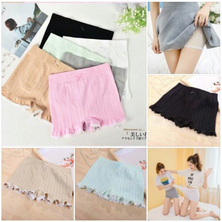 Quần mặc váy siêu mềm đẹp (màu hồng)