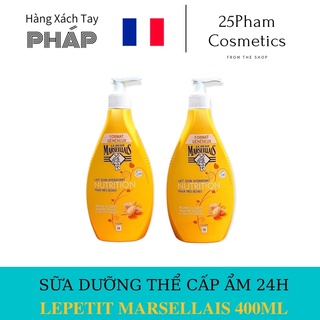 Sữa Dưỡng Thể Le Petit Marseillais Lait Soin Hydratant Nutrition Chiết Xuất Bơ Hạt Mỡ, Hạnh Nhân Và Dầu Argan