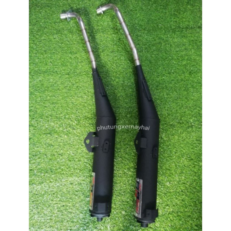 Pô exciter 135 giả zin tem uma đã chế cổ cho sirius Jupiter Taurus lắp như zin,pô êm tiếng zin và pô móc sẵn nỉ hơi