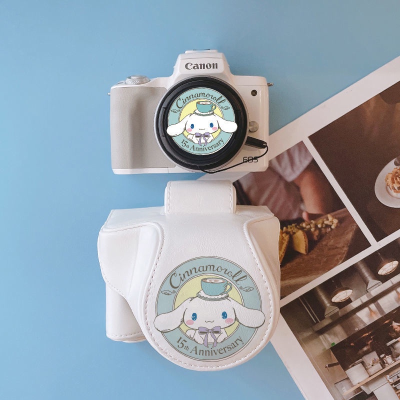 Túi Đựng Máy Ảnh Canon M50 / M6/M200 200D / Sony zv1 A6000 A6300 A7 Phong Cách Retro Phù hợp với Canon M6 II, Canon M100 Canon M100 Sony ZVE10 Sony A600 Sony 6300 Sony 6400