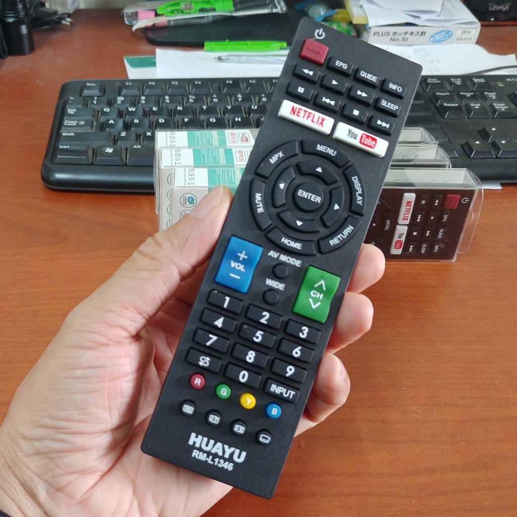 Điều khiển TV Sharp vào mạng, Youtube, phim NETFLIX