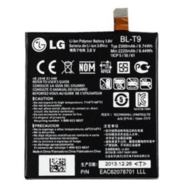 Pin LG Google Nexus 5 D820 (BL-T9) xịn bh 6 tháng
