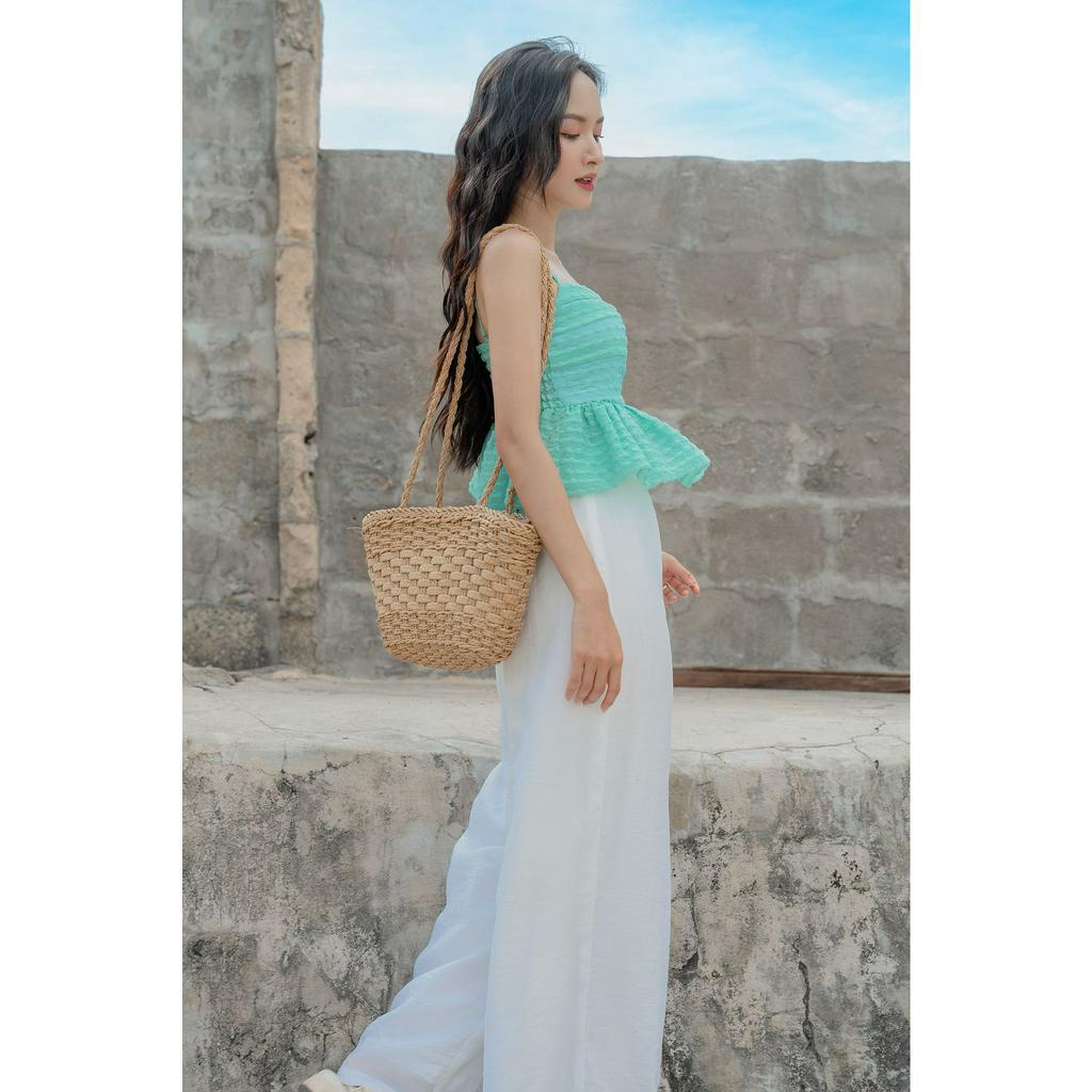OLV - Áo Licia Top in Blue